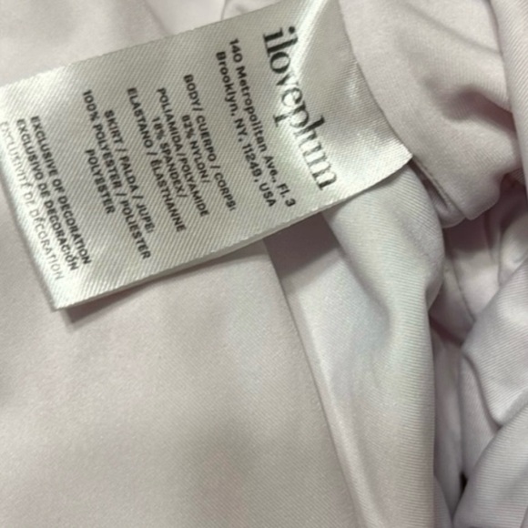 iloveplum Brielle Willow Watercolor Tutu Swimsuit Small Girls One Piece - Picture 6 of 9